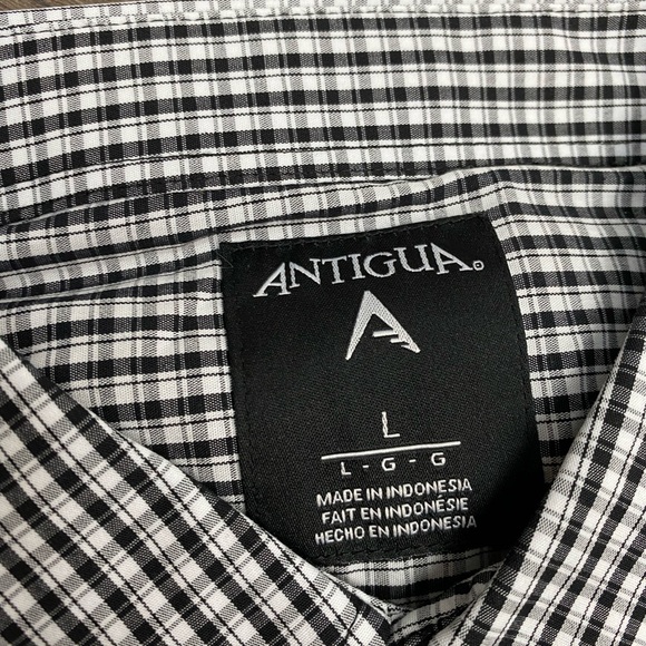 Antigua Black Atlanta United FC Soccer Shirt L - Picture 3 of 4